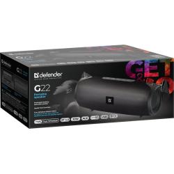 Głośnik Defender G22 Bluetooth 20W MP3/FM/SD/USB/AUX/TWS czarny