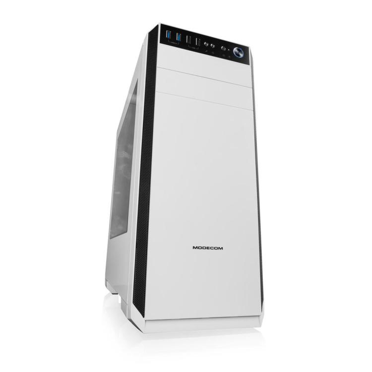 Obudowa MODECOM Oberon Pro AT-OBERON-PR-20-000000-0002 (ATX, ITX, Micro ATX kolor biały)