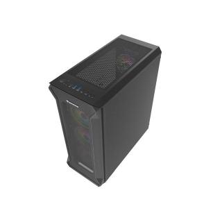 Obudowa NATEC Genesis Irid 505 ARGB NPC-1518 (ATX, Micro ATX, Mini ITX kolor czarny)