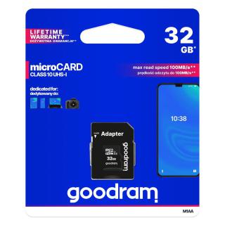 Karta pamięci GoodRam M1AA-0320R12 (32GB Class 10 + adapter)