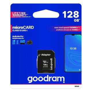 Karta pamięci GoodRam M1AA-1280R12 (128GB Class 10 Adapter)