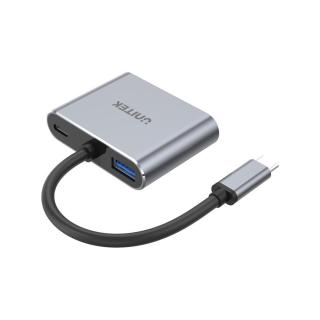 UNITEK HUB USB-C, HDMI,VGA,USB-A, PD 100W, D1049A