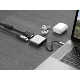 LINQ HUB USB-C ADAPTER 4IN1 (1X HDMI 2.0 4K/60HZ, 1X VGA...