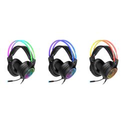 Słuchawki z mikrofonem Defender COSMO PRO 7.1 VIRTUAL SOUND podświetlane Gaming USB RGB + GRA