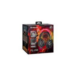 Słuchawki z mikrofonem Defender FLAME podświetlane Gaming RGB + GRA