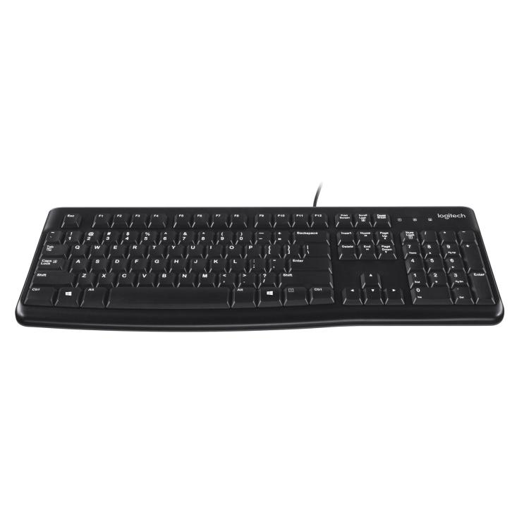 Klawiatura membranowa Logitech K120 920-002479 (USB 2.0 (US) kolor czarny)