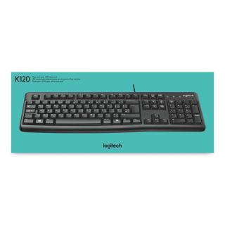 Klawiatura membranowa Logitech K120 920-002479 (USB 2.0 (US) kolor czarny)