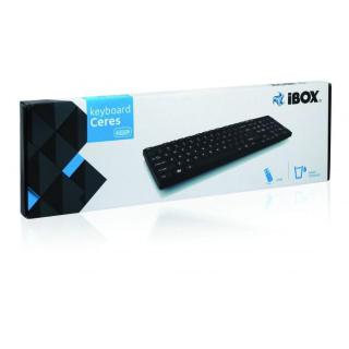 Klawiatura IBOX CERES IKCHK501 (USB 2.0 kolor czarny)