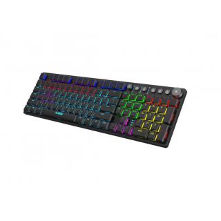 KLAWIATURA I-BOX AURORA K-6 RGB, MECHANICZNA, RED SWITCH, LOW PROFILE GAMING