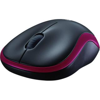 Mysz Logitech M185 910-002240 (optyczna 1000 DPI kolor czerwony)