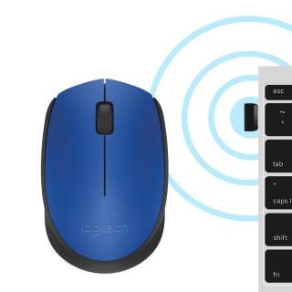 Mysz Logitech 910-004640 (optyczna 1000 DPI kolor niebieski