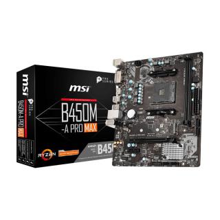 Płyta główna MSI B450M-A PRO MAX (AM4 2x DDR4 DIMM Mini ATX)