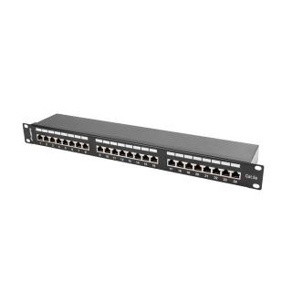 Patch panel Lanberg PPS5-1024-B (1U kat. 5e 24xRJ-45)