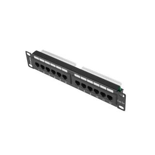 Patch panel Lanberg PPU5-9012-B (1U 10" kat. 5e UTP...