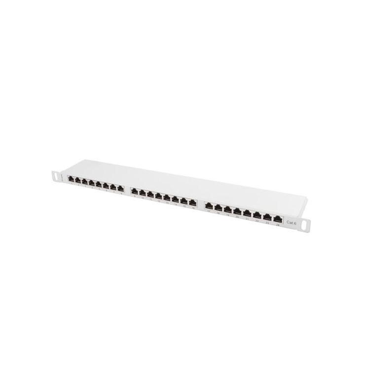 Patch panel Lanberg PPS6-0024-S (0.5U kat. 6 24xRJ-45)