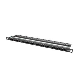 Patch panel Lanberg PPU5-0024-B (0.5U 19" kat. 5e UTP 24xRJ-45)