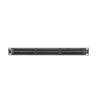 Patch panel Lanberg PPU5-1048-B (1U 19" kat. 5e 48xRJ-45)