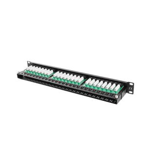 Patch panel Lanberg PPU5-1048-B (1U 19" kat. 5e 48xRJ-45)