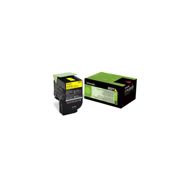 Lexmark Toner 80C20Y0 Yellow