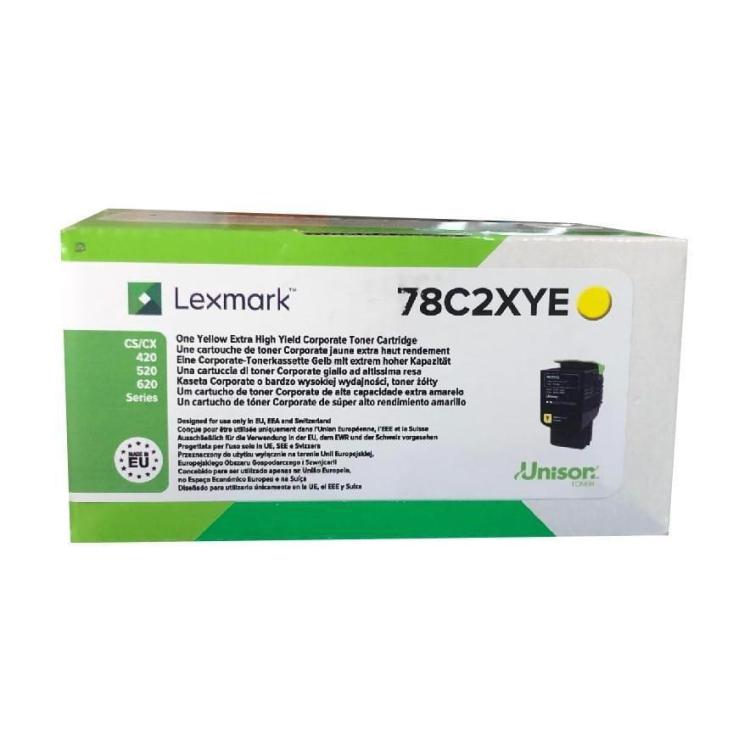 Lexmark Toner 78C2XYE Yellow