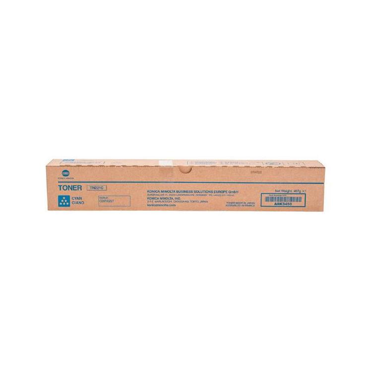 Konica Minolta Toner TN-221 A8K3450 Cyan 21000