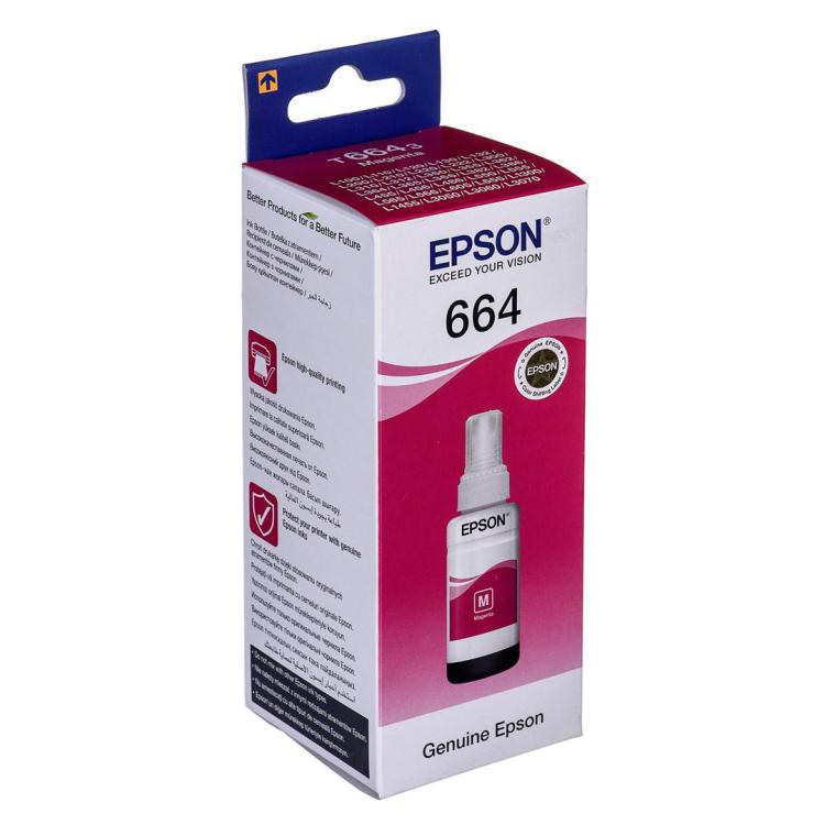 Tusz Epson C13T66434A (oryginał 70 ml czerwony)