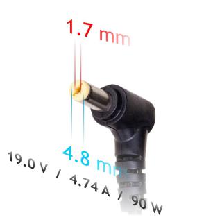 Zasilacz sieciowy Akyga AK-ND-08 do notebooka Compaq, HP (19 V 4,74 A 90W 4.8 mm x 1.7 mm)