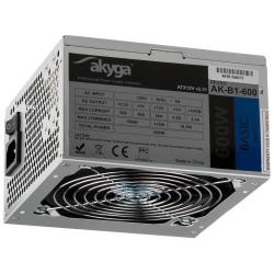 Zasilacz ATX 600W Akyga Basic AK-B1-600 Fan12cm P4 4xSATA...