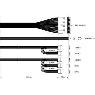 Zasilacz Akyga Basic AK-B1-500E (500 W Pasywne 120 mm)