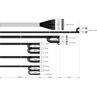 Zasilacz Akyga AK-B1-700 (700 W Pasywne 120 mm)