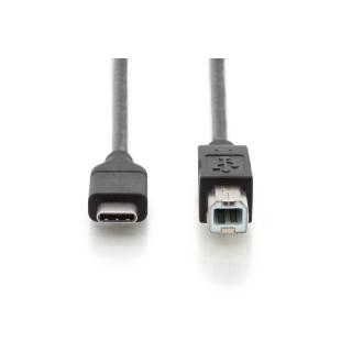 Kabel polaczeniowy USB 2.0 HighSpeed Typ USB C/B M/M,...