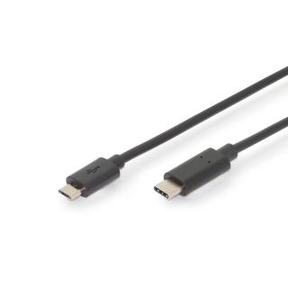 Kabel połączeniowy USB 2.0 HighSpeed Typ USB C/microUSB B...