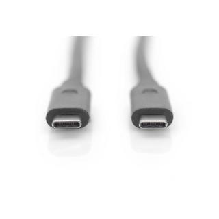 Kabel polaczeniowy USB 3.1 Gen.2 SuperSpeed+ 10Gbps Typ USB C/USB C M/M, Power Delivery 1m Czarny