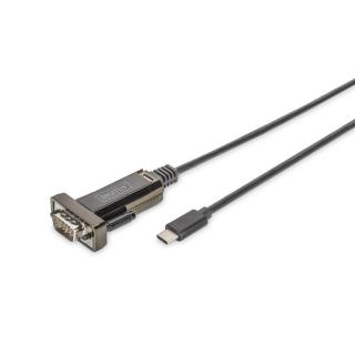 Kabel Adapter USB 2.0 HighSpeed Typ USB C/RS232 M/Ż...