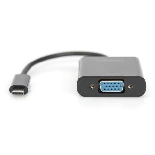 Adapter graficzny VGA 1080p FHD na USB 3.1, dł. 15cm Czarny