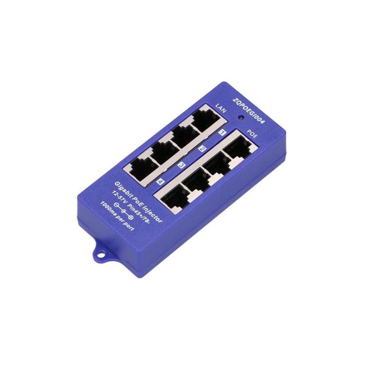 PoE Injector 4 porty Gigabit