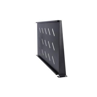 Półka rack 1U do szaf wiszących czarna 25 cm