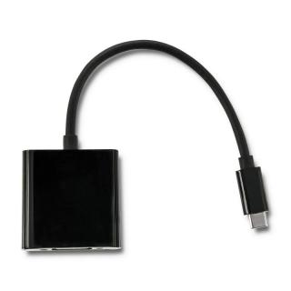 Adapter USB typ C męski | VGA żeński | 1080P | 23cm