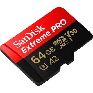 Karta pamięci Extreme Pro microSDXC 64GB 170/90 MB/s A2 V30 U3