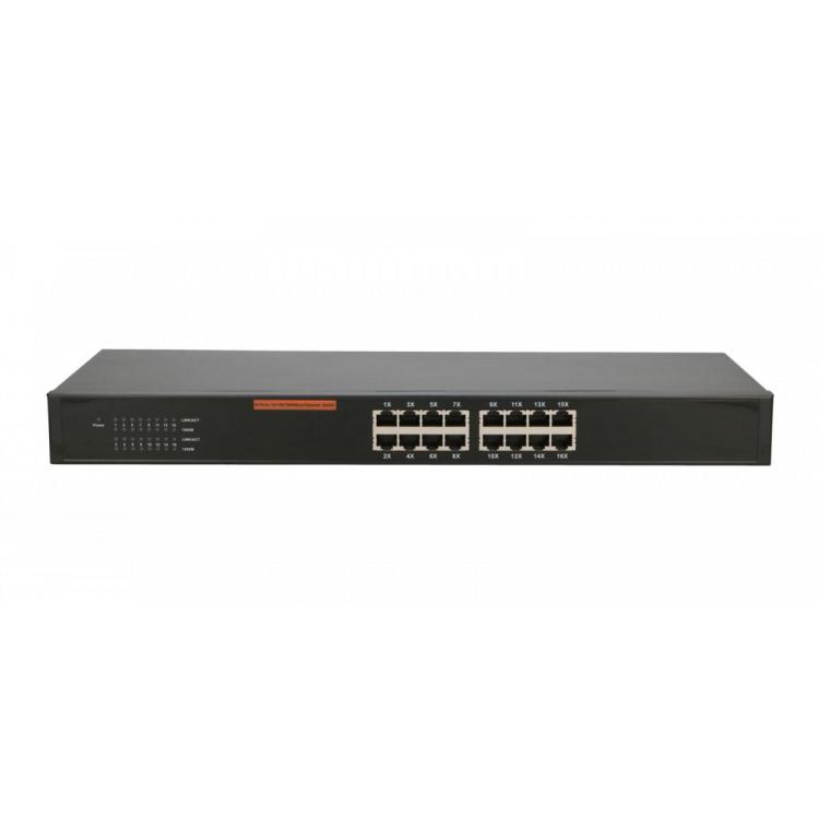 Przełącznik EVAN EX-SG1016 16 portów Gigabit Ethernet Rack