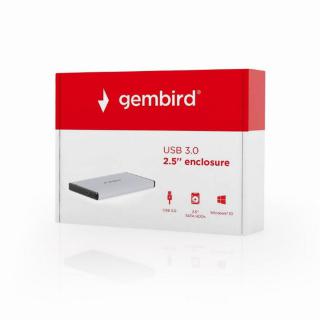 Obudowa dla dysków 2.5 USB3.0/aluminium/srebrna