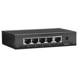 Przełącznik Ethernet 5x 10/100 Mbps RJ45 desktop