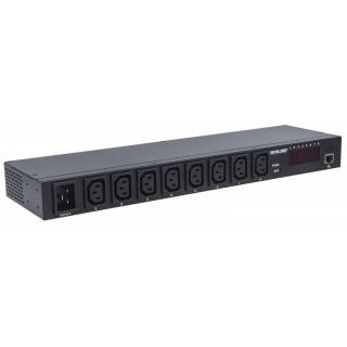 Listwa zasilajaca rack 19 1U 110V-250V/16A 8 gniazd C13...