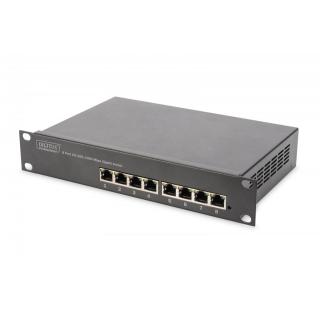 Przełącznik 10 cali Rack 8-portowy Gigabit Ethernet,...