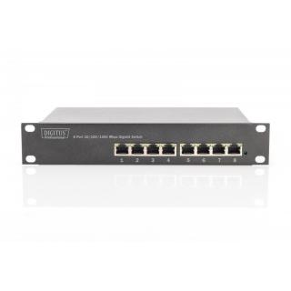 Przełącznik 10 cali Rack 8-portowy Gigabit Ethernet,...