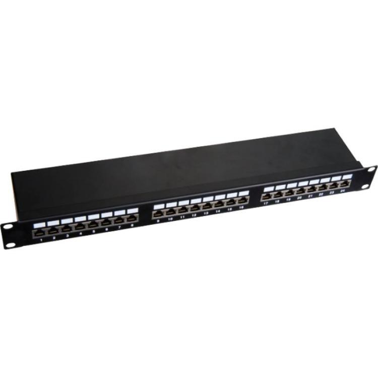 Patchpanel STP kat.5e 19 cali 1U 24xRJ45 LSA