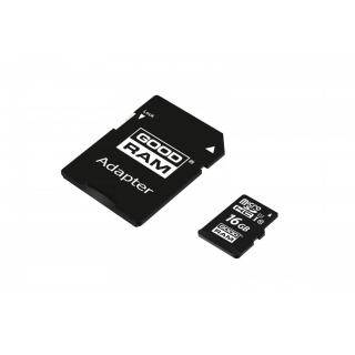 Karta microSDHC 16GB CL10 + adapter