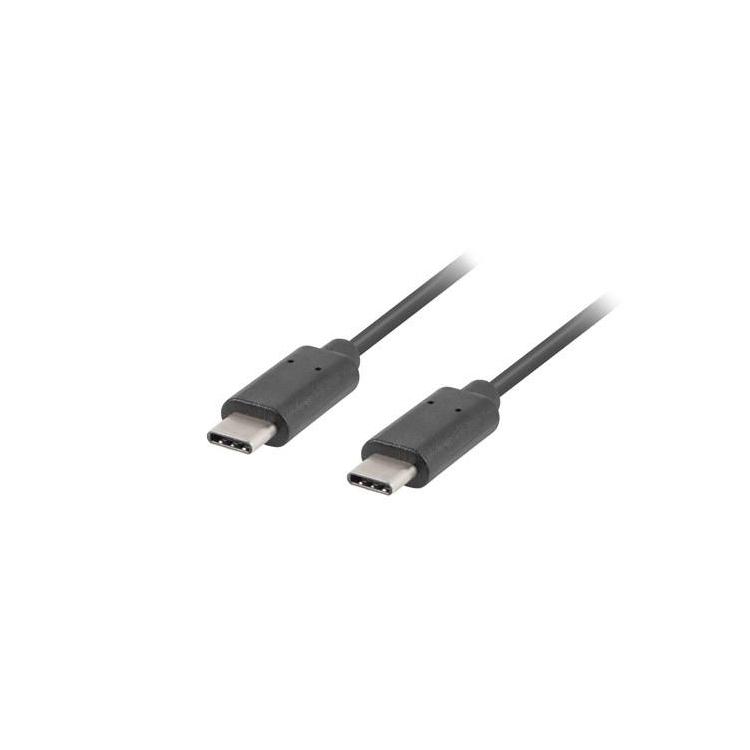 Kabel USB-C M/M 2.0 1.8m czarny