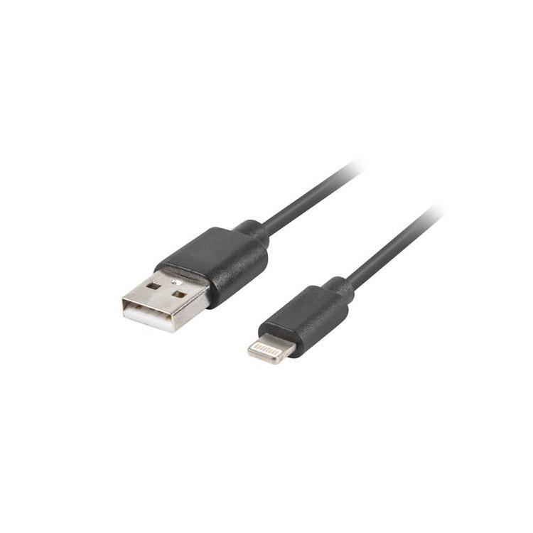 Kabel Lightning - USB-A M/M 3m czarny