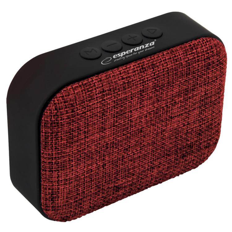 Głośnik Bluetooth FM Samba czerwony